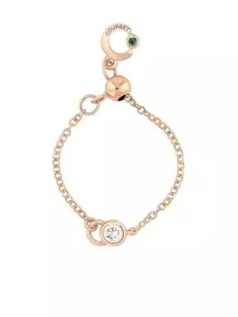 Регулируемое кольцо CO из переработанного розового золота Courbet, розовый