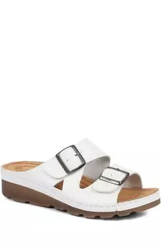 Регулируемые сандалии-мулы Pavers, белый
