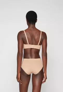 Регулируемый бюстгальтер без бретелек BANDEAU MIT SCHALE, UNIQUE MICRO Schiesser, бежевый
