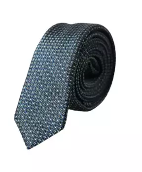 Регулируемый мужской галстук из шелка с рисунком Dolce & Gabbana, зеленый