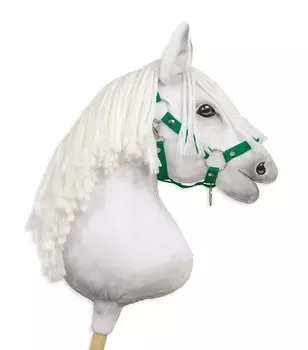 Регулируемый недоуздок Hobby Horse A3 - зеленый Super Hobby Horse