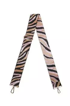 Регулируемый ремешок из парусины с зебровым принтом Fontanella Fashion, розовый