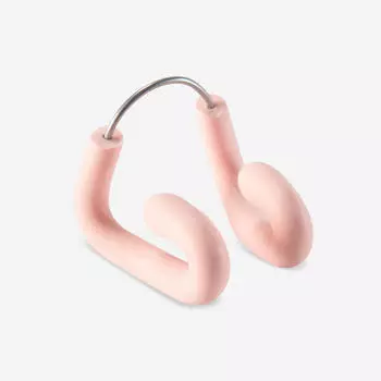 РЕГУЛИРУЕМЫЙ ЗАЖИМ ДЛЯ НОСА ИЗ НЕРЖАВЕЮЩЕЙ СТАЛИ И ЛАТЕКСА - ПАСТЕЛЬНО-РОЗОВЫЙ Nabaiji