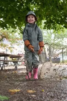 Reima Детская дождевик, зеленый