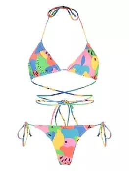 Reina Olga бикини Miami с принтом, зеленый