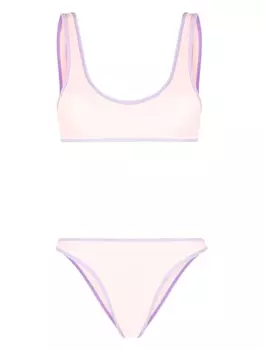 Reina Olga бикини с контрастной отделкой, розовый