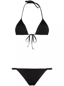 Reina Olga бикини Scrunchie с треугольными чашками, черный