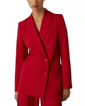 REISS Анна Смокинг Пиджак, красный