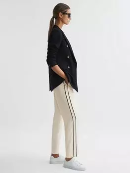 Reiss Theo Брюки-зауженные, кремовые