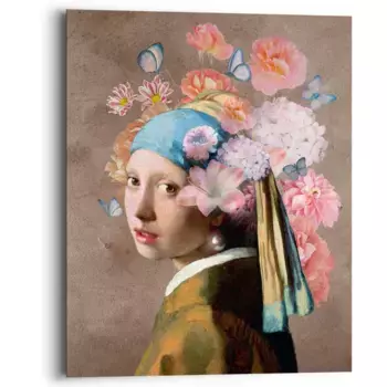 Рейндерс! Деко-панно «Цветочница с жемчужной сережкой» Reinders!, цвет bunt