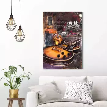 Рейндерс! Деко-панно "Гитара и Виски", 60/90 см Reinders! 60х90 см, цвет B/H: 60 cm x 90 cm