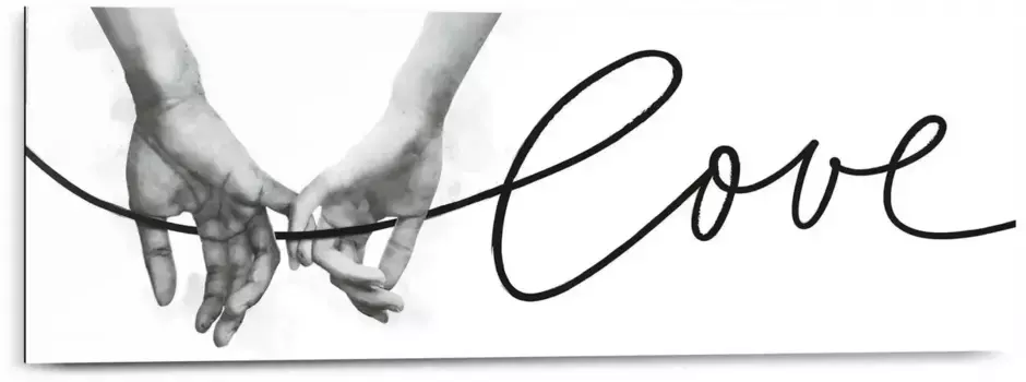 Рейндерс! Деко-панно "Любовь" Reinders! 90х30х2 см, цвет B/H/T: 90 cm x 30 cm x 2 cm