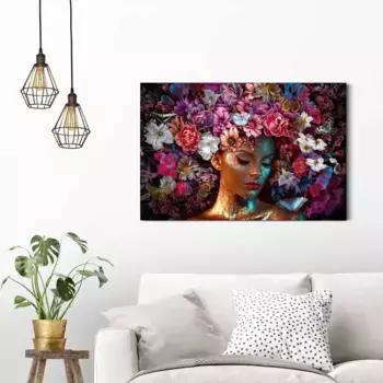 Рейндерс! Деко-панно "Металлическая Весна" Reinders! 90х60х2 см, цвет B/H/T: 90 cm x 60 cm x 2 cm