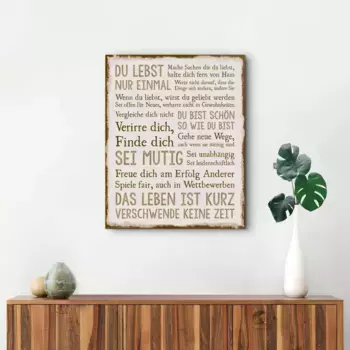 Рейндерс! Деко-панно «Жизнь» Reinders!, цвет natur, braun