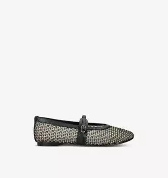 Rejoice-Mr сетчатые балетки, украшенные стразами Steve Madden, черный