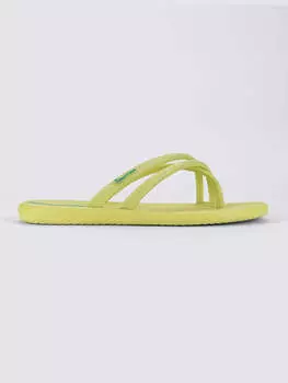 Реклама Meu sol rasteira Ipanema, цвет lime green