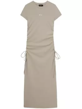 Рекламировать платье-футболку с аппликацией логотипа Coup Tout A Coup, серый