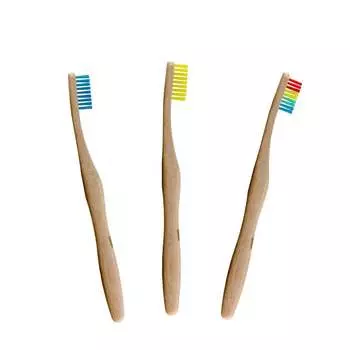 Рекомендуемая зубная щетка DB: синяя + радужная + желтая Dr Botanicals