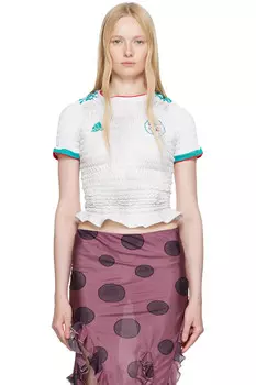 Реконструированная футболка хенли с защипами Conner Ives, мультиколор