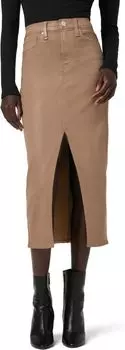 Реконструированная юбка Hudson Jeans, цвет Coated Hot Latte