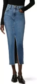 Реконструированная юбка-миди Hudson Jeans, цвет Lucent