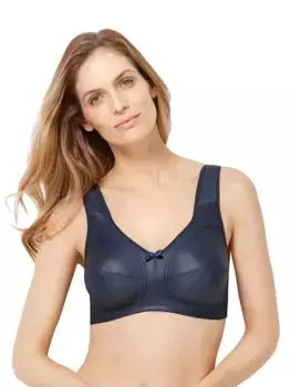 Рельефный бюстгальтер Naturana, цвет морской волны