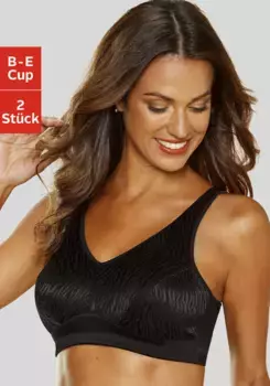 Рельефный бюстгальтер Petite Fleur без косточек с блестящим жаккардовым принтом, белый