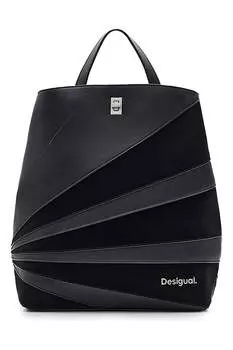 Рельефный рюкзак Desigual, черный