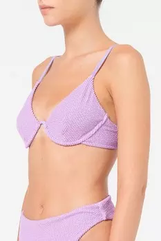 Рельефный верх купальника Hunkemoller, фиолетовый