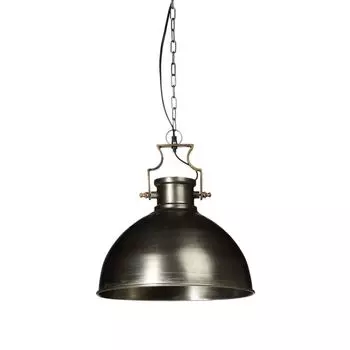 Relaxdays индустриальный подвесной светильник, матовый, большой, черный