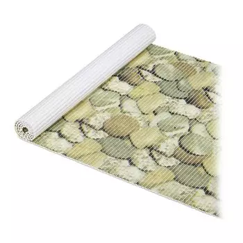 Relaxdays мягкий пенопластовый коврик для ванной комнаты, зеленый