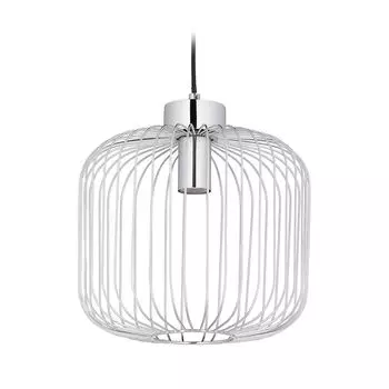 Relaxdays подвесной светильник металл серебро