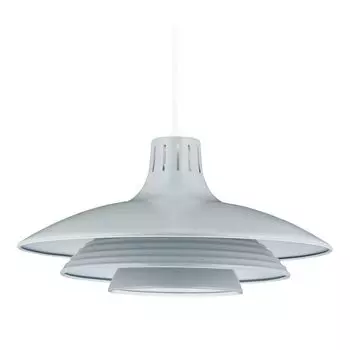 Relaxdays Современный подвесной светильник из металла, серый