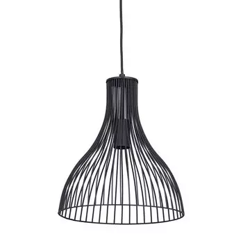 Relaxdays винтажный подвесной светильник черный