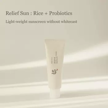 Relief Sun: Рис + Пробиотики Spf50+ Pa++++ 50мл, Beauty Of Joseon