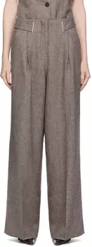 REMAIN Birger Christensen Коричневые брюки с кольцами