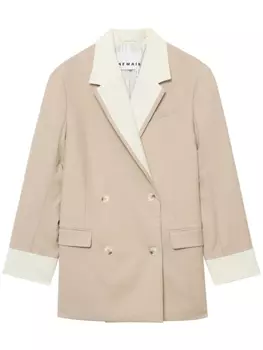 REMAIN двубортный пиджак, нейтральный цвет
