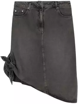 REMAIN джинсовая юбка Drapy, серый