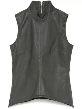 REMAIN кожаный топ, зеленый