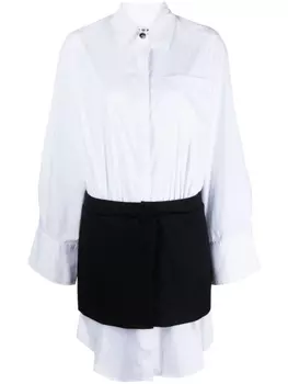 REMAIN многослойное платье-рубашка, белый
