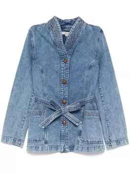 REMAIN приталенная джинсовая куртка, синий