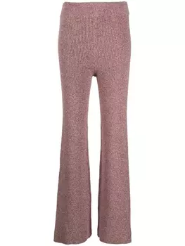 REMAIN расклешенные меланжевые брюки, фиолетовый