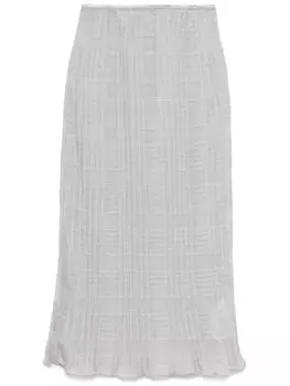 REMAIN шифоновая юбка с плиссировкой, серый