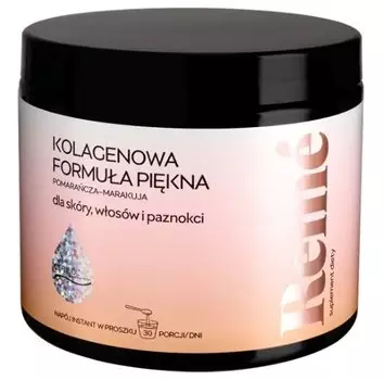 Reme, Коллагеновый порошок, апельсин и маракуйя, 150 г USP Zdrowie