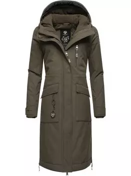 Ремейк зимнего пальто Ragwear, зеленый