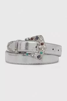 Ремень 3ЭЛСИ Morgan, серебряный