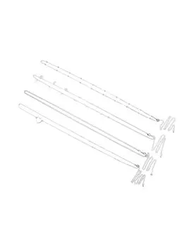 Ремень 8 By Yoox, серебро