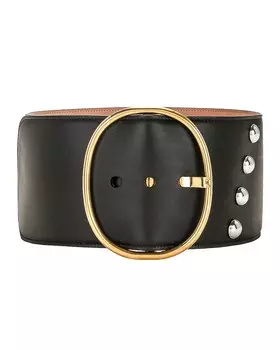 Ремень Alaa Ovale, нуар