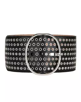 Ремень Alaa Ovale, нуар