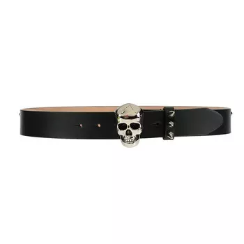 Ремень Alexander McQueen Skull, черный